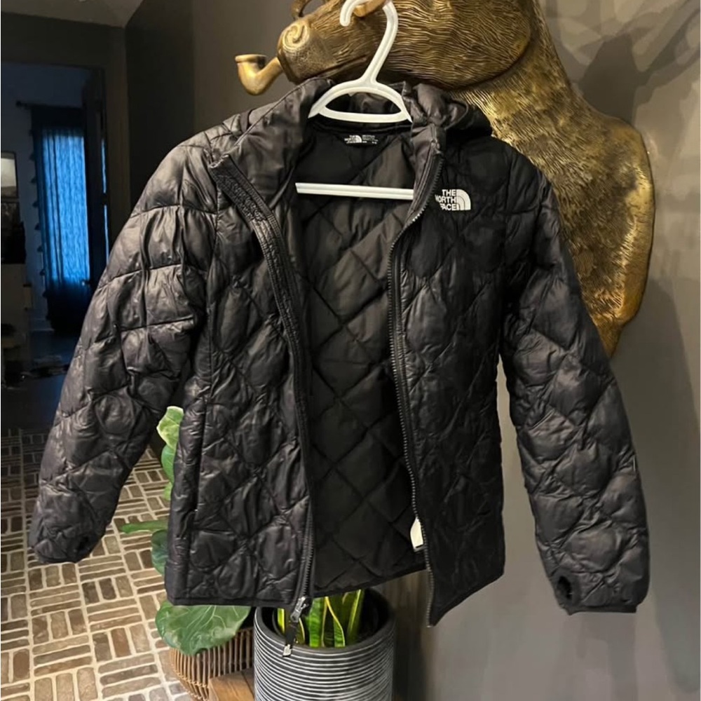 The North Face Kids Quilted Black Puffer Jacket